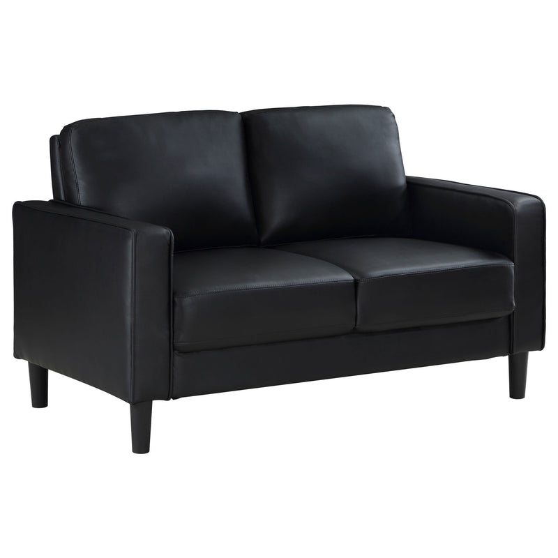 Ruth Upholstered Track Arm Loveseat