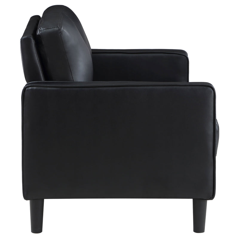 Ruth Upholstered Track Arm Loveseat