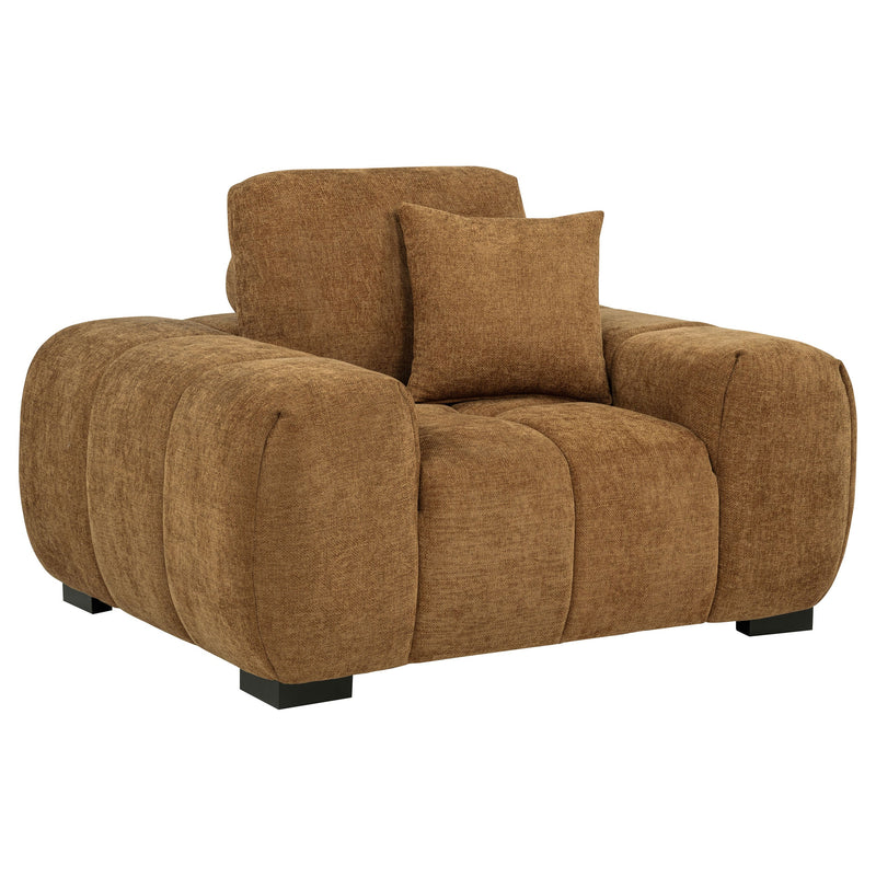 Octavia Upholstered Track Arm Accent Chair