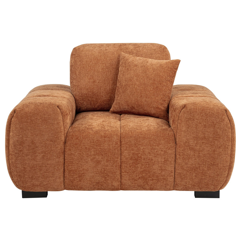 Octavia Upholstered Track Arm Accent Chair