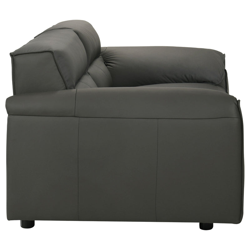 Buxton Leather Upholstered Sofa Set
