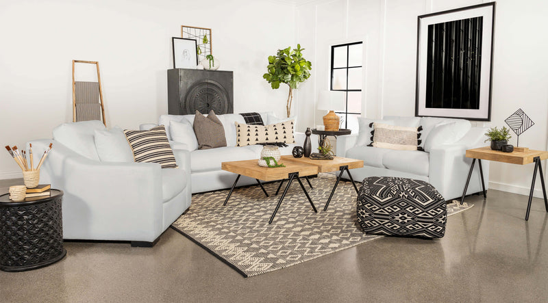Ashlyn Upholstered Sloped Arm Loveseat