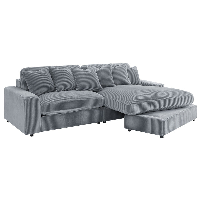 Blaine Upholstered Reversible Chaise Sectional Sofa