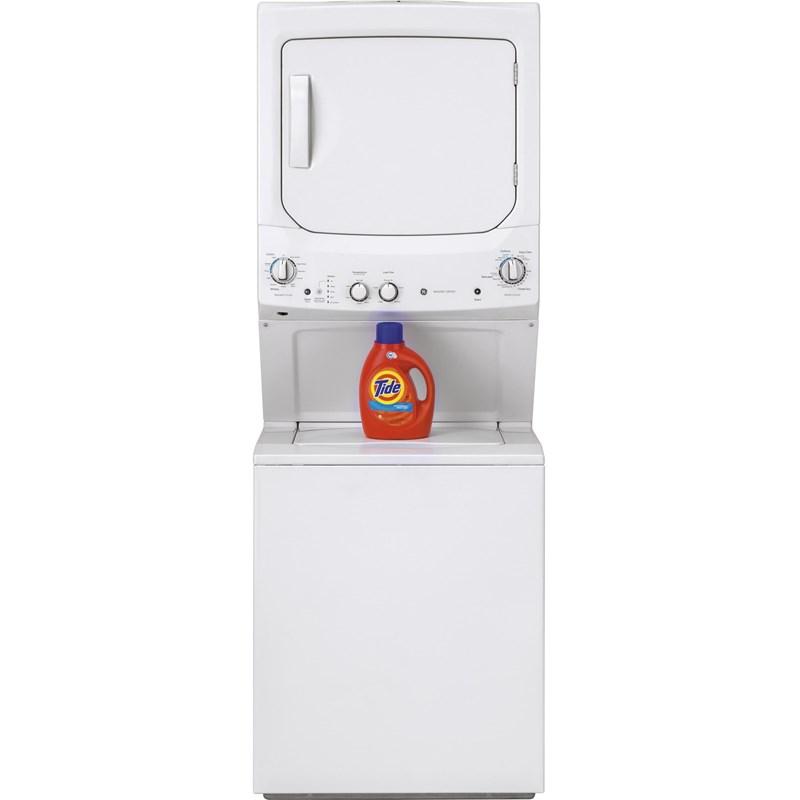 Stacked Washer/Dryer Electric Laundry Center (GUV27ESSMWW)