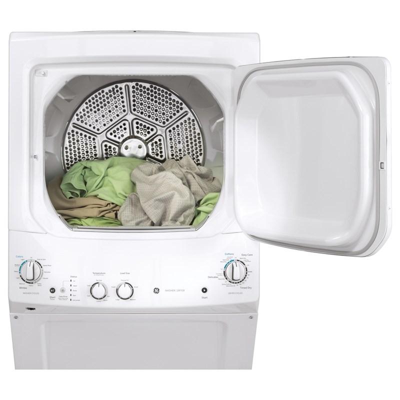 Stacked Washer/Dryer Electric Laundry Center (GUV27ESSMWW)