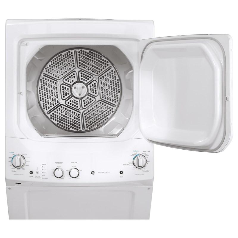 Stacked Washer/Dryer Electric Laundry Center (GUV27ESSMWW)