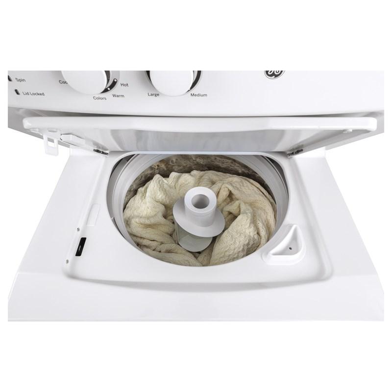 Stacked Washer/Dryer Electric Laundry Center (GUV27ESSMWW)