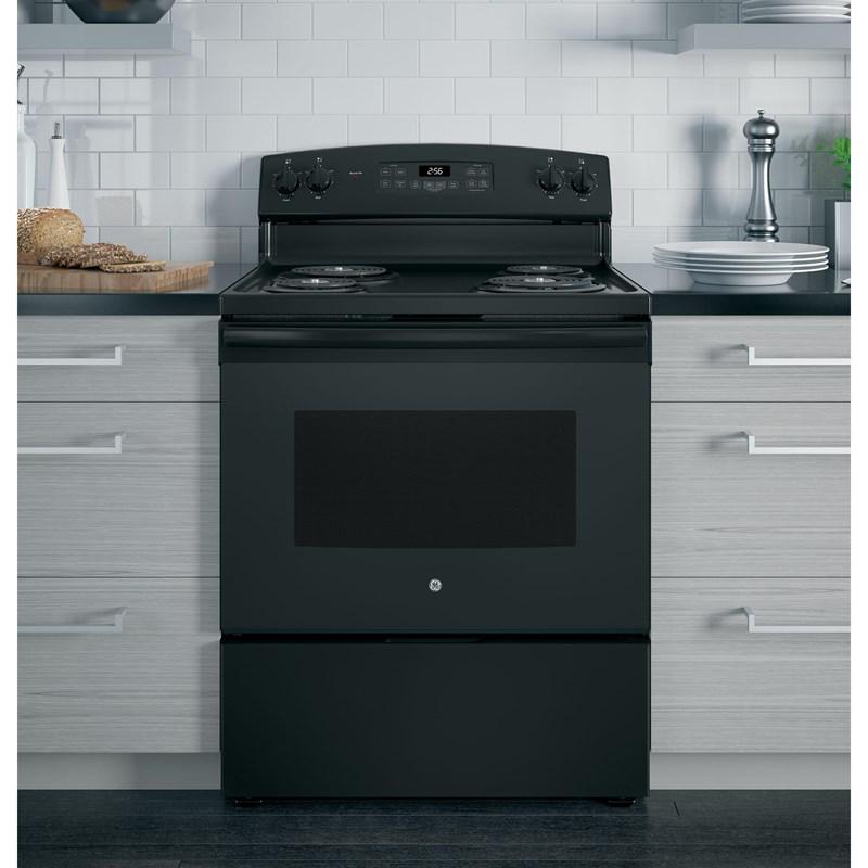 30-inch Freestanding Electric Range (JB256DMBB)