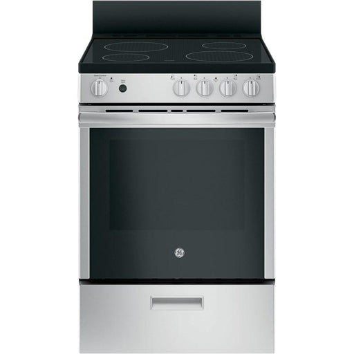 24-inch Freestanding Electric Range with Steam Clean (JAS640RMSS)