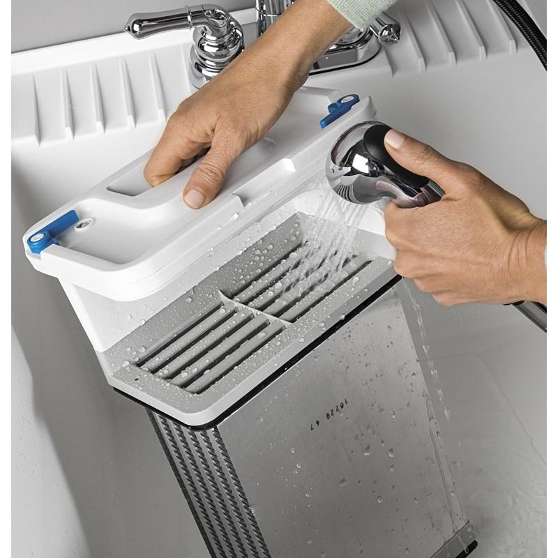 4.1 cu.ft. Ventless Electric Dryer with Stainless Steel Drum (GFT14ESSMWW)