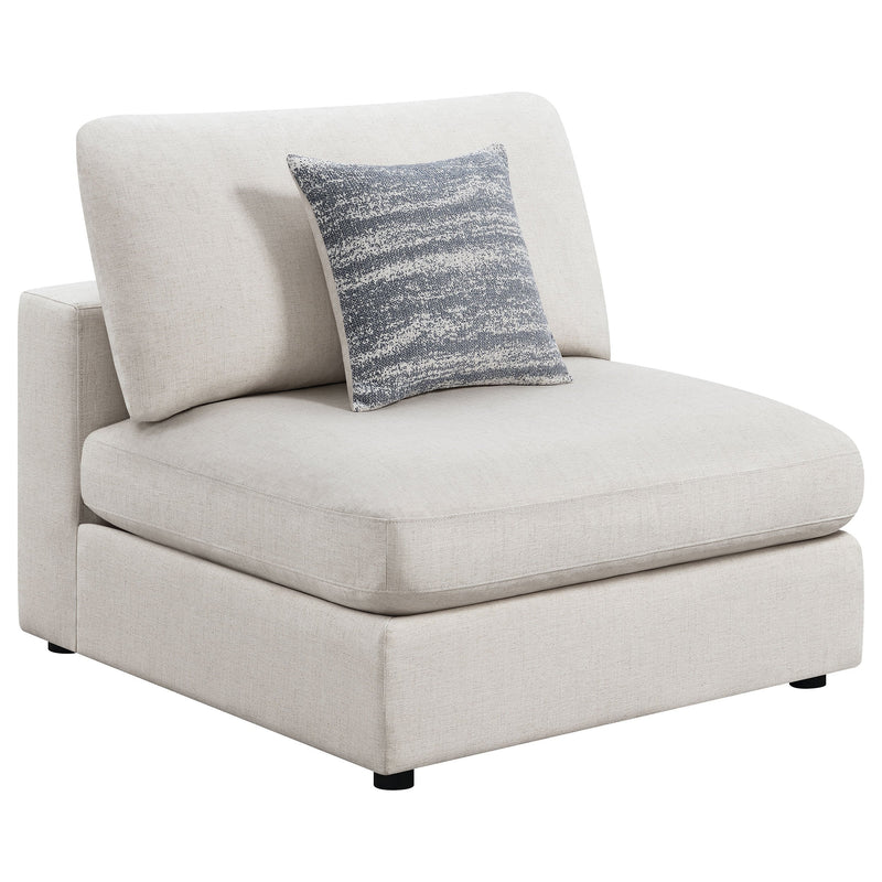 Serene Upholstered Armless Chair