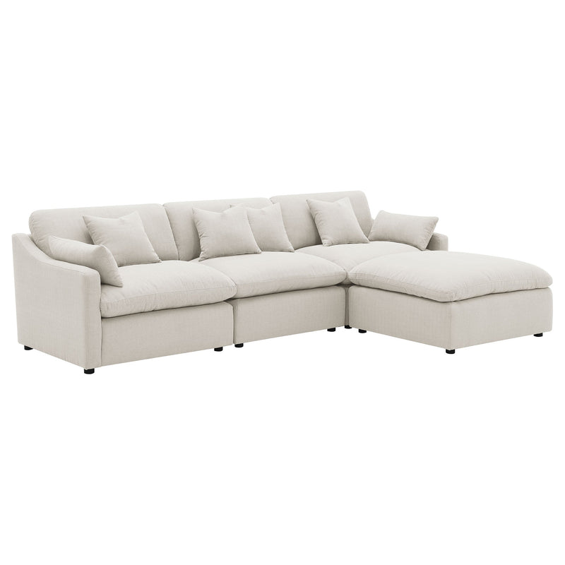 Hobson Upholstered Modular Sectional Sofa Ivory