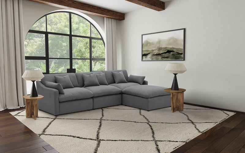Hobson Upholstered Modular Sectional Sofa Ivory