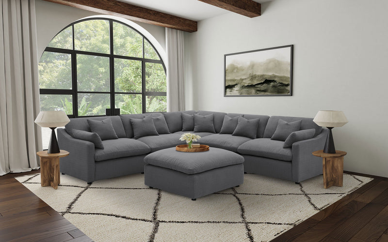 Hobson Square Upholstered Ottoman