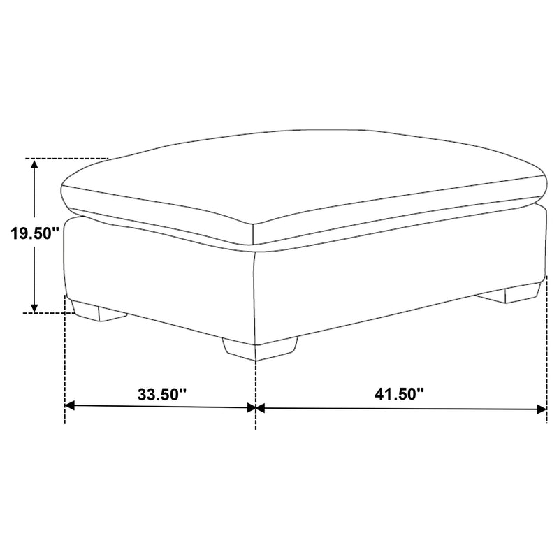 Lakeview Rectangular Upholstered Ottoman