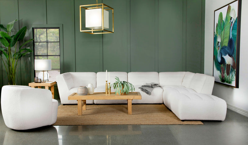 Sunny Square Upholstered Ottoman