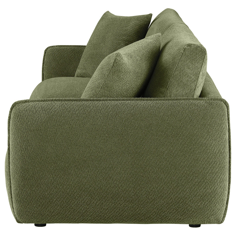 Elysia Chenille Upholstered Modular Lounge Sofa Coral