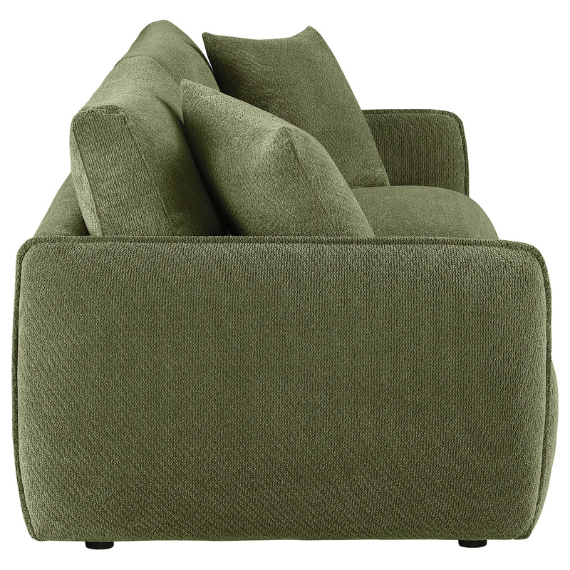 Elysia Chenille Upholstered Modular Lounge Sofa Coral