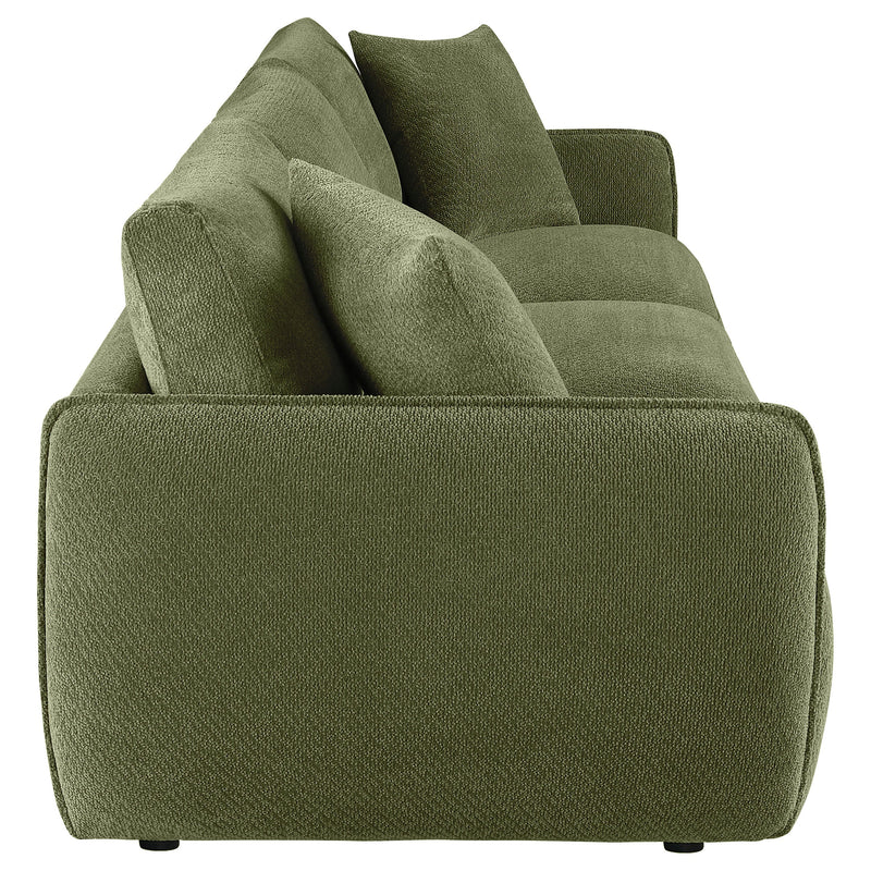 Elysia Chenille Upholstered Modular Lounge Sofa Coral