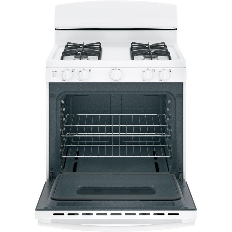 30-inch Freestanding Gas Range with Front Controls (JGBS10DEMWW)