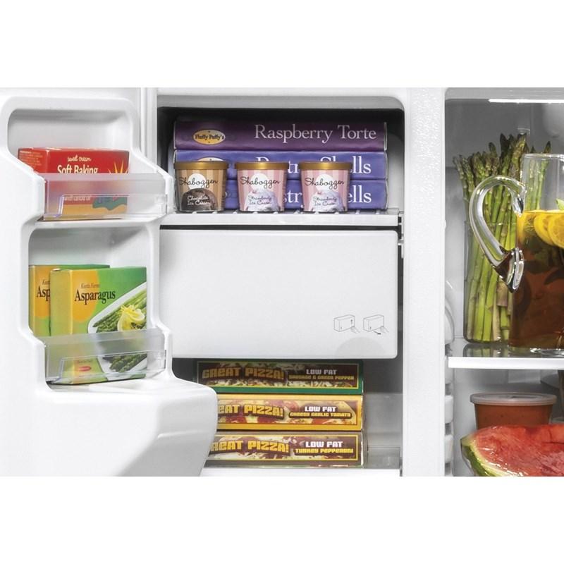 36-inch, 25.1 cu.ft. Freestanding Side-by-Side Refrigerator with Water and Ice Dispensing System (GSS25IYNFS)