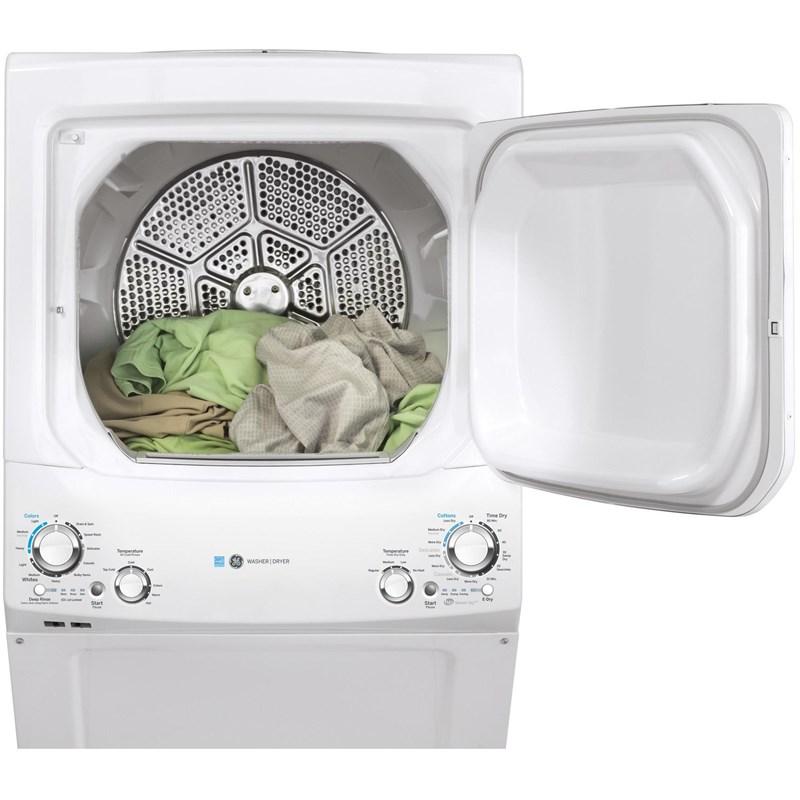 Stacked Washer/Dryer Electric Laundry Center (GUD27EESNWW)