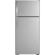 28-inch, 16.6 cu.ft. Freestanding Top Freezer Refrigerator with Internal Ice Maker (GIE17GSNRSS)