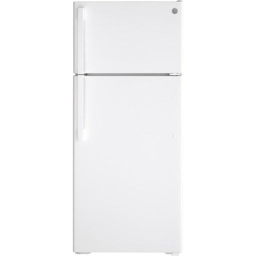 17.5 cu. ft. Top Freezer Refrigerator with Factory-Installed Icemaker (GIE18DTNRWW)
