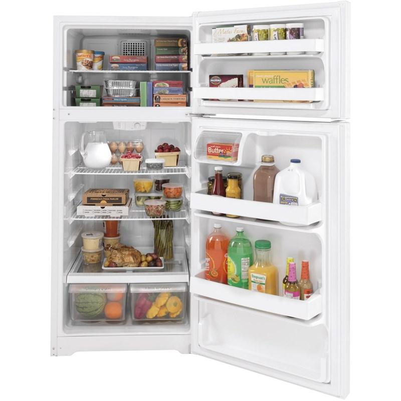 28-inch, 16.6 cu. ft. Top-Freezer Refrigerator (GTS17DTNRWW)