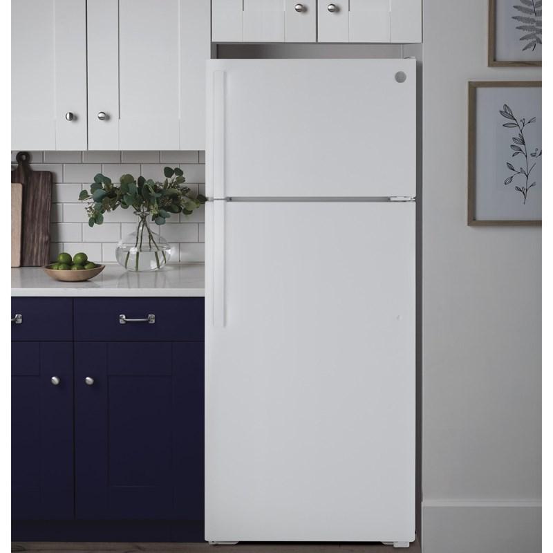 28-inch, 15.6 cu. ft. Top-Freezer Refrigerator (GTE16GTNRWW)