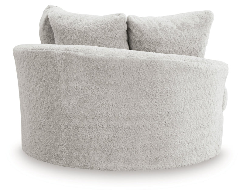 Snodoodle Oversized Swivel Accent Chair