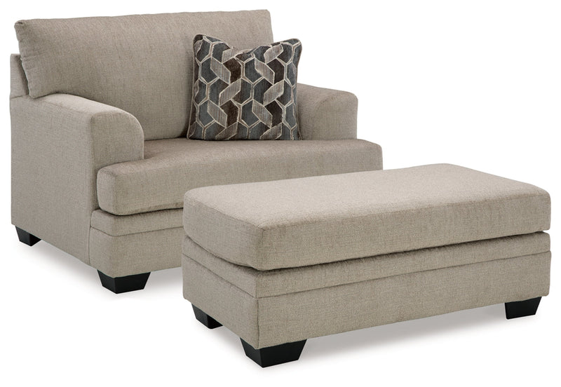Stonemeade Chair and Ottoman
