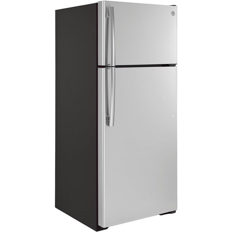 28-inch, 17.5 cu.ft. Freestanding Top Freezer Refrigerator with LED Lighting (GTS18GSNRSS)