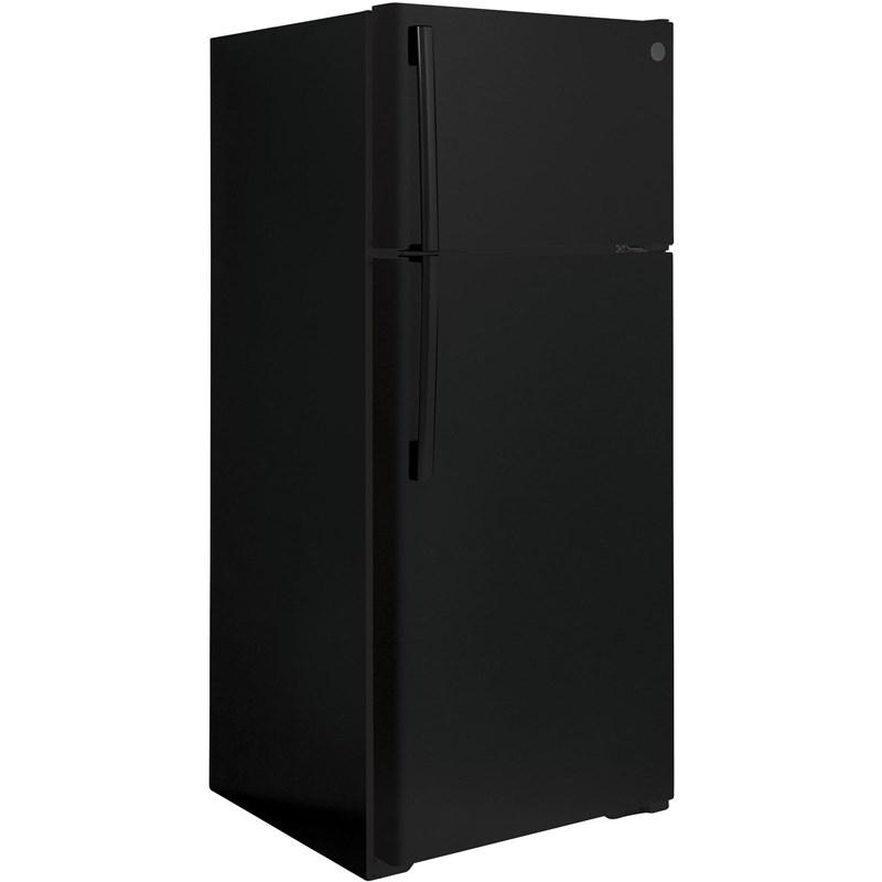 28-inch, 17.5 cu.ft. Freestanding Top Freezer Refrigerator with LED Lighting (GTS18GTNRBB)