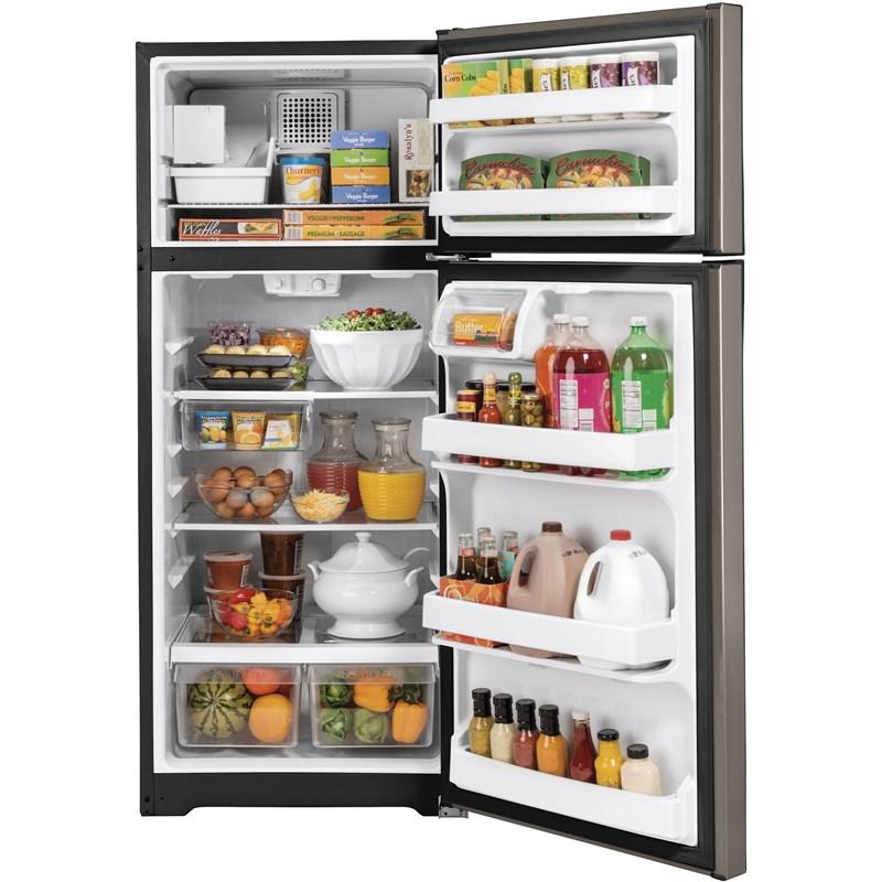 28-inch, 17.5 cu. ft. Top Freezer Refrigerator with Icemaker (GIE18GCNRSA)