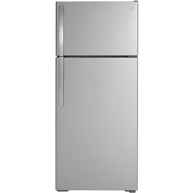 28-inch, 17.5 cu. ft. Top Freezer Refrigerator with Icemaker (GIE18GSNRSS)