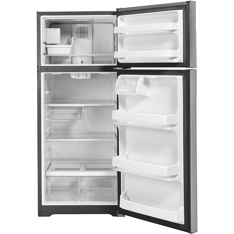 28-inch, 17.5 cu. ft. Top Freezer Refrigerator with Icemaker (GIE18GSNRSS)