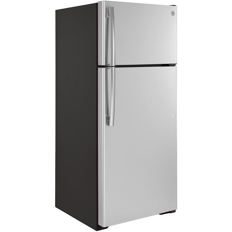 28-inch, 17.5 cu. ft. Top Freezer Refrigerator with Icemaker (GIE18GSNRSS)