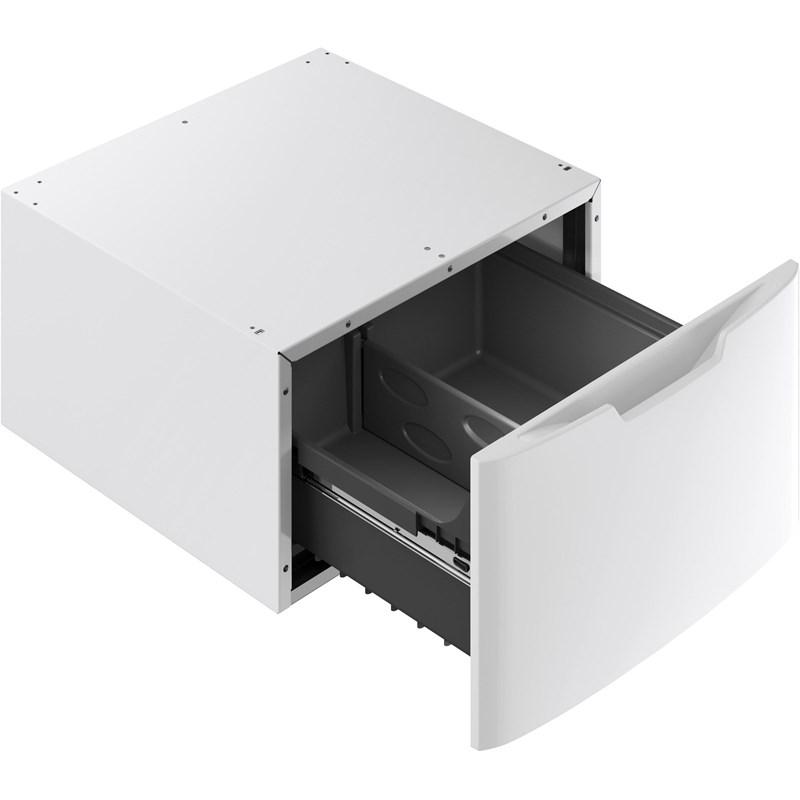 28" Laundry Pedestal with Storage Drawer (GFP1528SNWW)