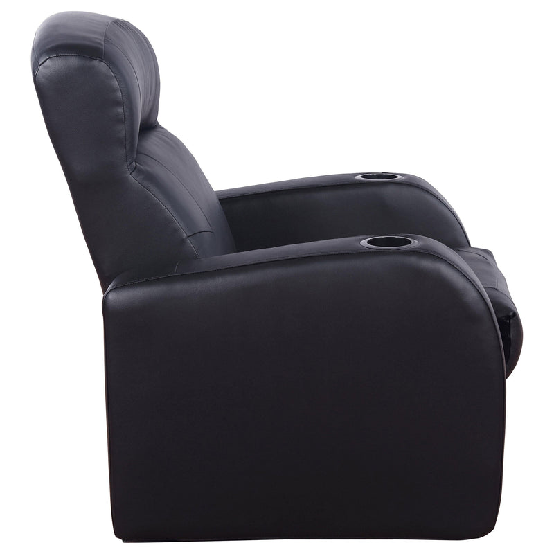 Cyrus Upholstered Home Theater Storage Wedge Console