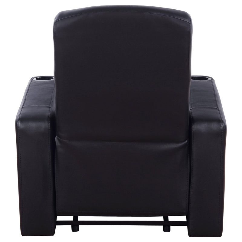 Cyrus Upholstered Home Theater Storage Wedge Console