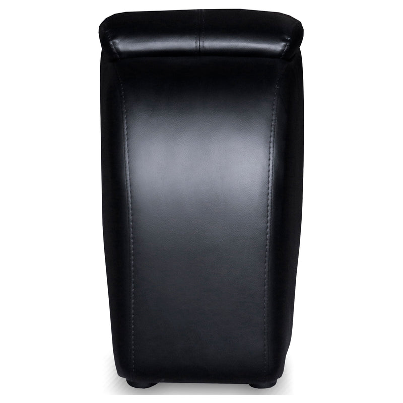 Cyrus Upholstered Home Theater Storage Wedge Console