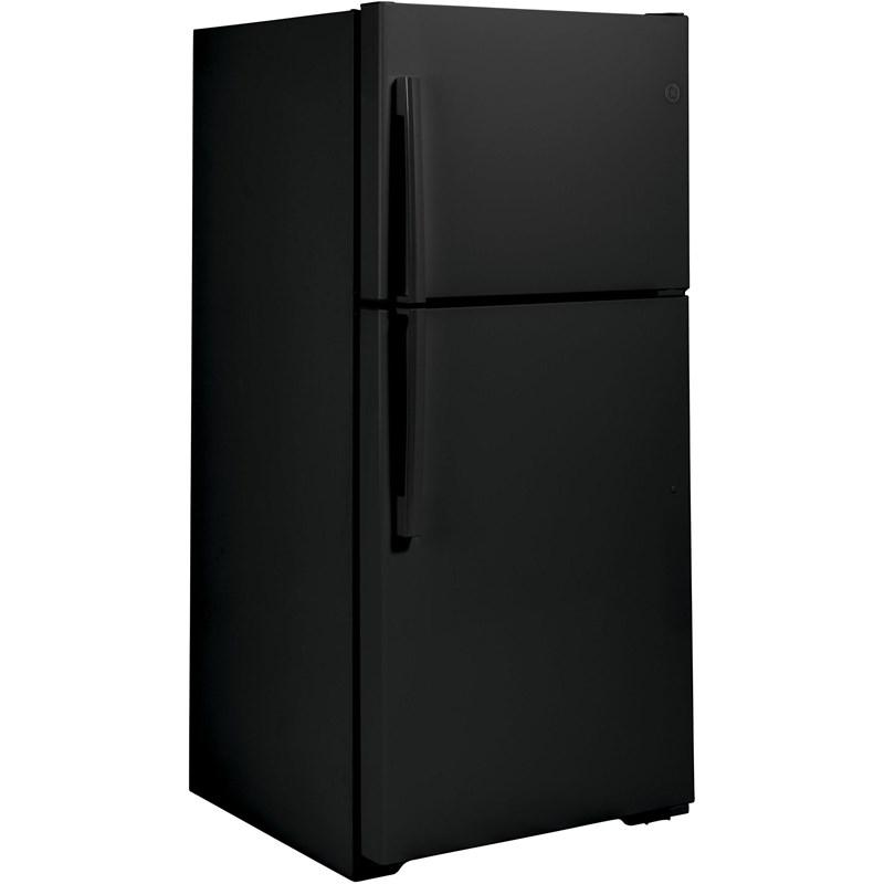 33-inch, 21.9 cu.ft. Freestanding Top Freezer Refrigerator with Upfront Fresh Food Temperature Controls (GTS22KGNRBB)