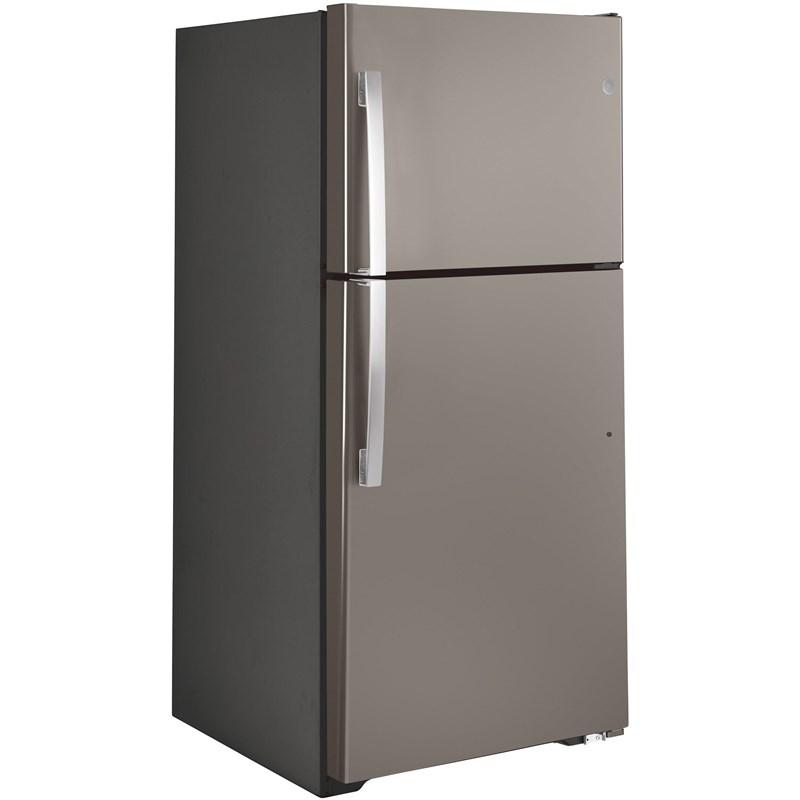 33-inch, 21.9 cu.ft. Freestanding Top Freezer Refrigerator with Upfront Fresh Food Temperature Controls (GTS22KMNRES)