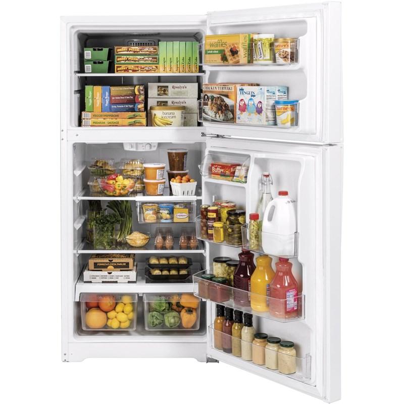 33-inch, 21.9 cu.ft. Freestanding Top Freezer Refrigerator with Upfront Fresh Food Temperature Controls (GTS22KGNRWW)