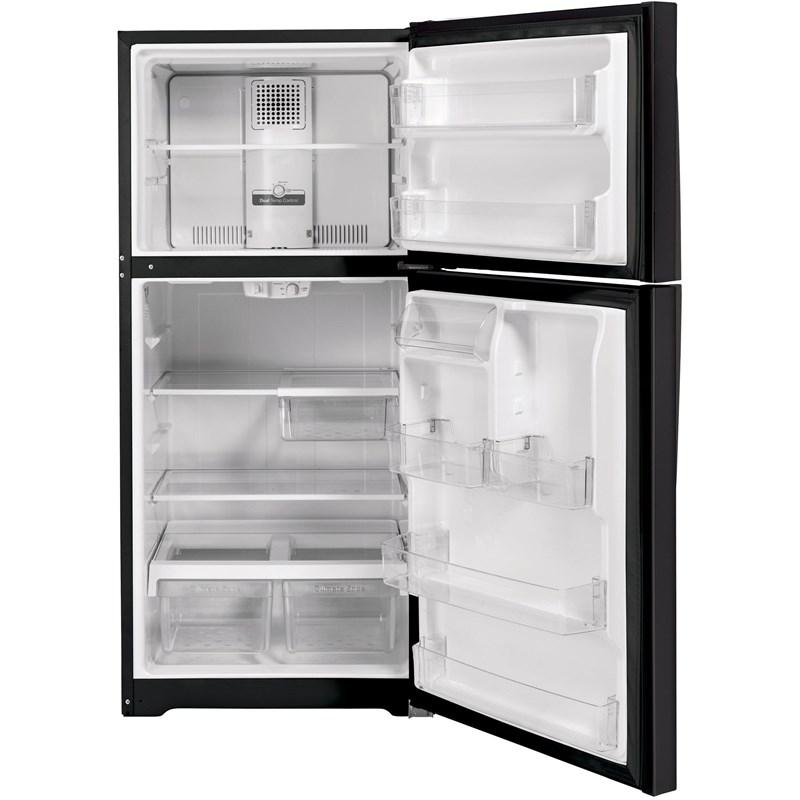 33-inch, 21.9 cu.ft. Freestanding Top Freezer Refrigerator with Upfront Fresh Food Temperature Controls (GTS22KMNRDS)