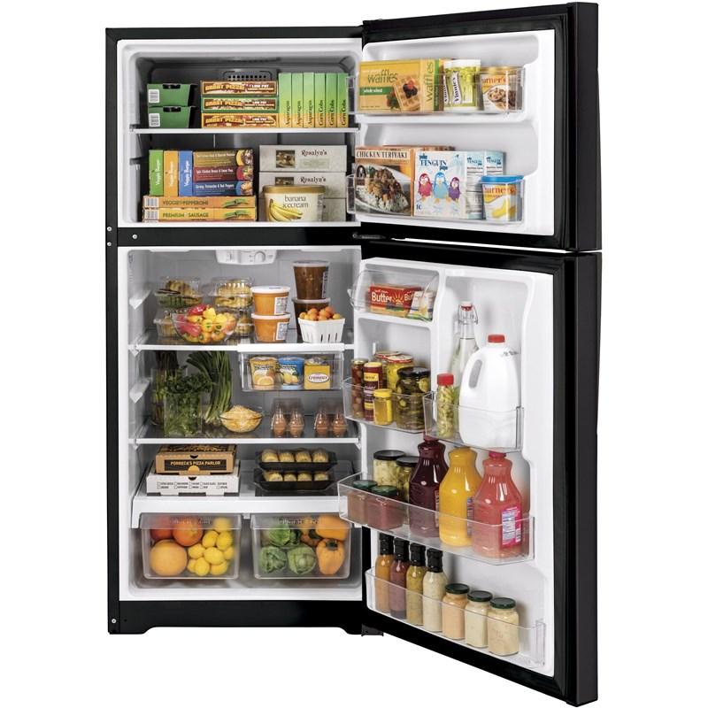 33-inch, 21.9 cu.ft. Freestanding Top Freezer Refrigerator with Upfront Fresh Food Temperature Controls (GTS22KMNRDS)