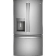 36-inch, 27.8 cu.ft. Freestanding French 3-Door Refrigerator with Ice and Water Dispensing System (GFE28GYNFS)