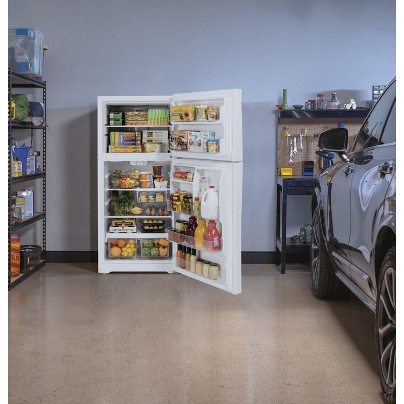 30-inch, 19.2 cu.ft. Freestanding Top Freezer Refrigerator with LED Lighting (GTS19KGNRWW)