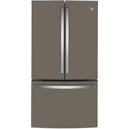 36-inch, 23.1 cu.ft. Counter-Depth French 3-Door Refrigerator with Interior Ice Maker (GWE23GMNES)